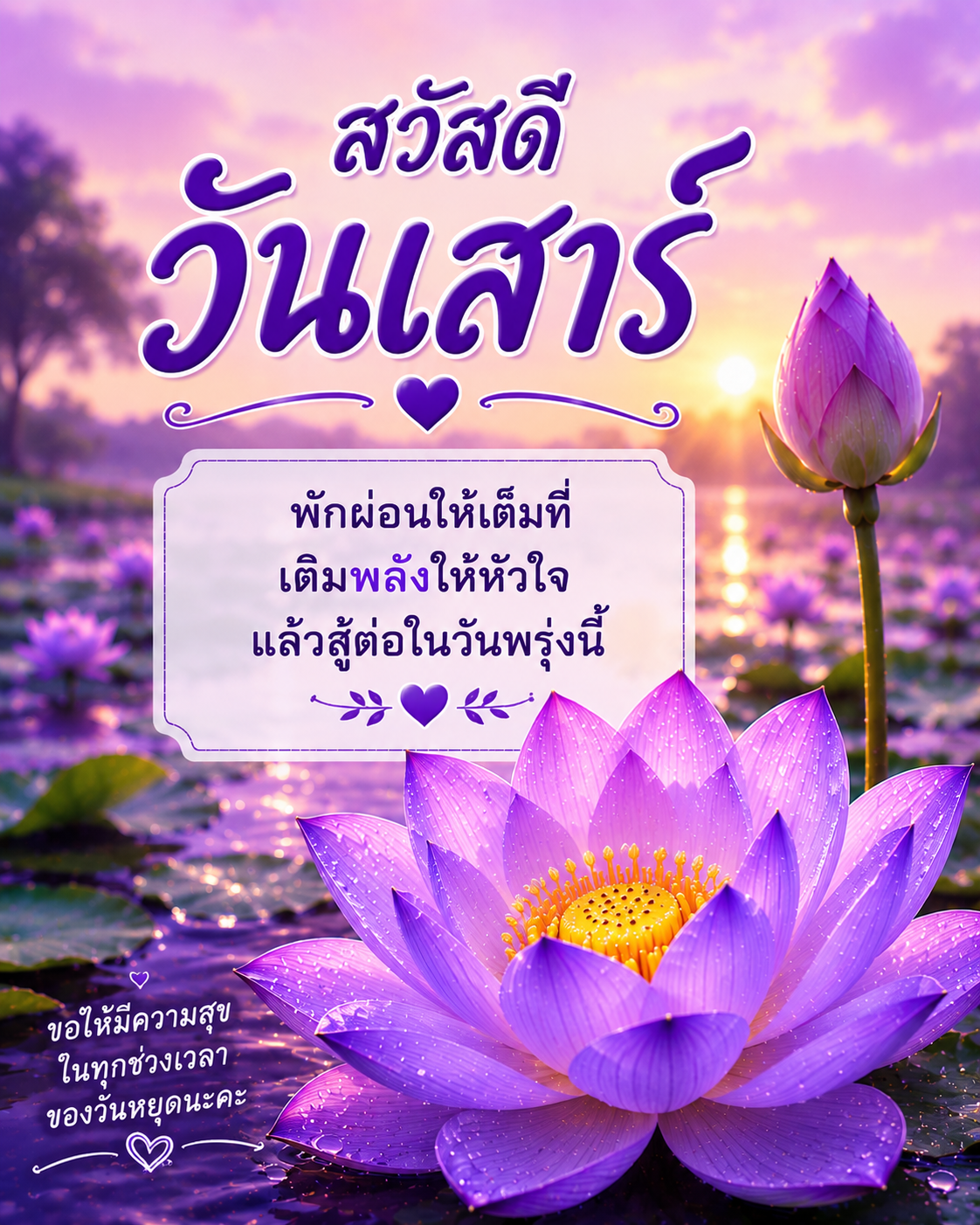 สวัสดีวันเสาร์