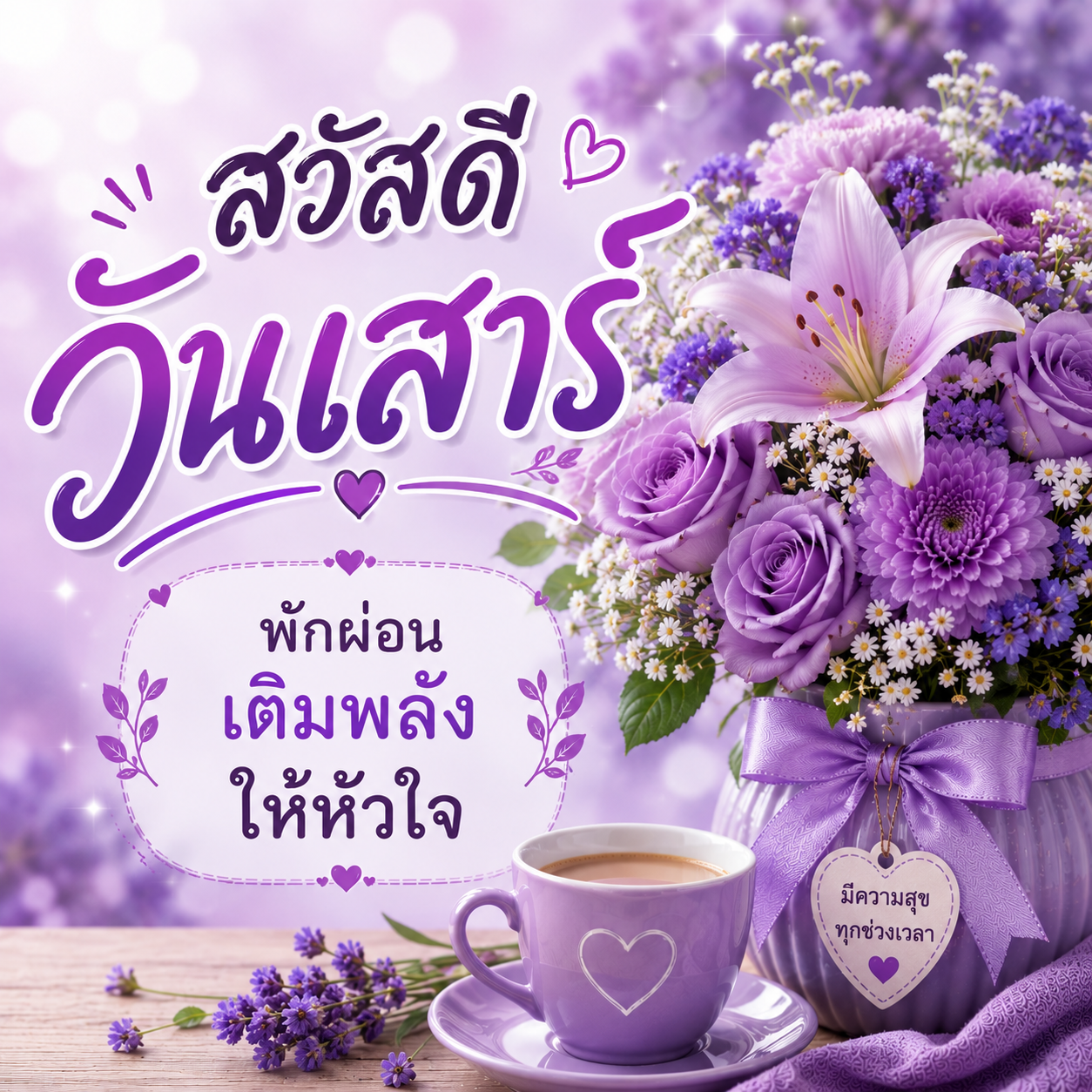 สวัสดีวันเสาร์ 11/07/2026