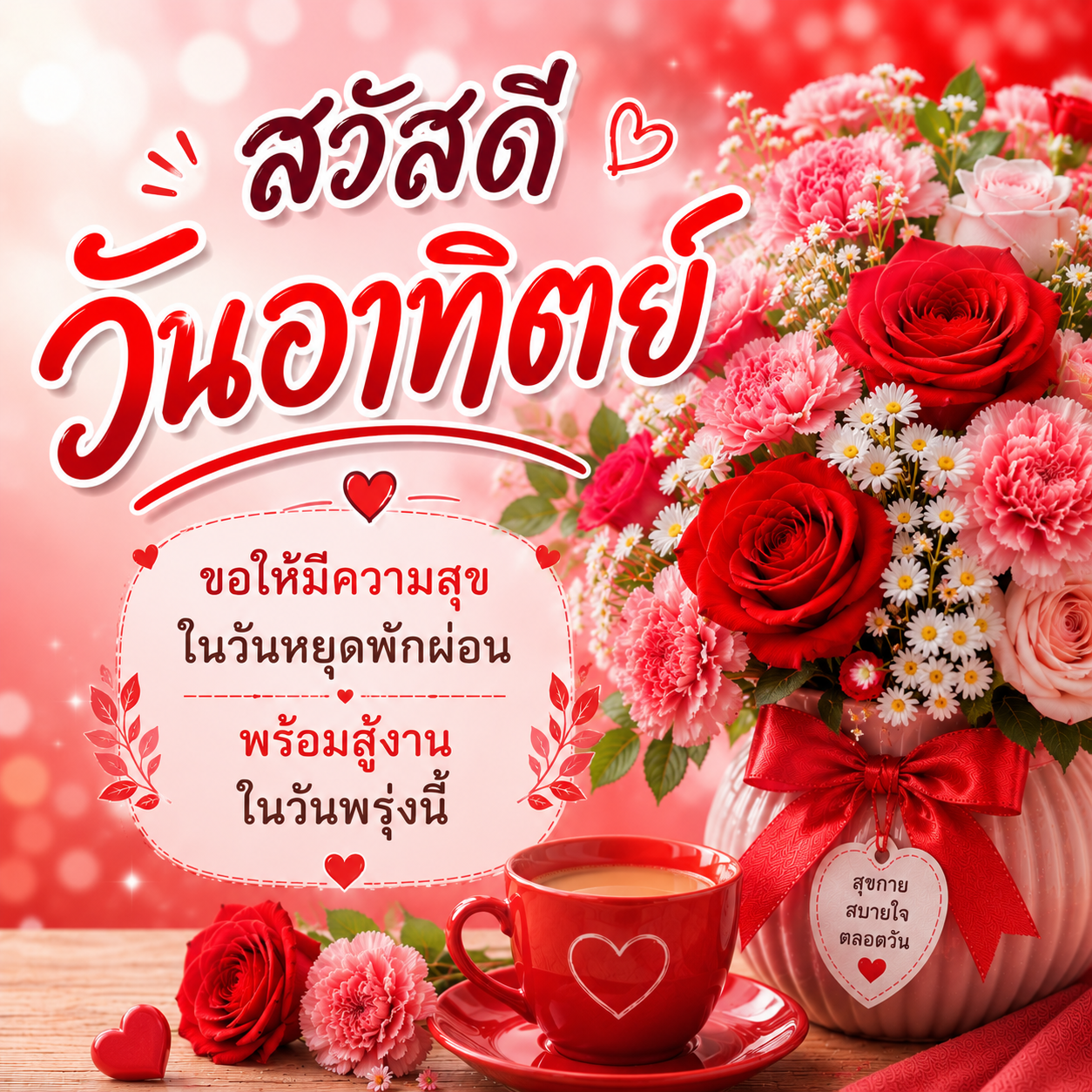 สวัสดีวันอาทิตย์ 12/07/2026